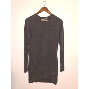 Athleta Criss Cross Modal Grey Sweatshirt Dress/Tunic Athleisure | Size XS